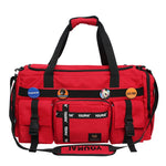 Duffle Bag Water-Resistant Fabric Adjustable Straps & Multiple Pockets