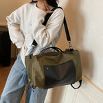 Duffle Bag Water-Resistant Multi-Compartment Padded Handles & Adjustable Strap