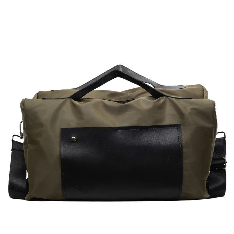 Duffle Bag Water-Resistant Multi-Compartment Padded Handles & Adjustable Strap