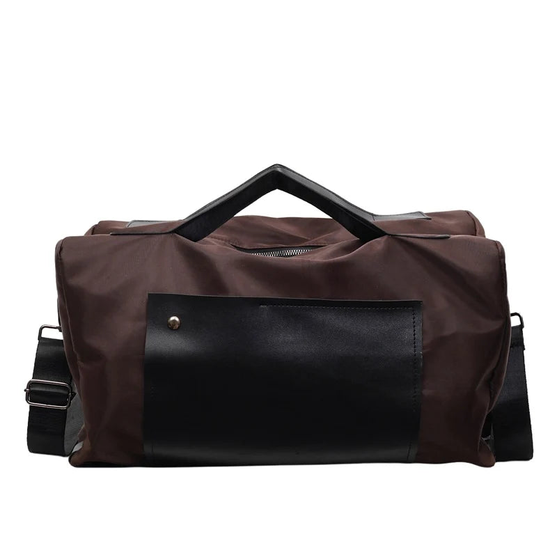 Duffle Bag Water-Resistant Multi-Compartment Padded Handles & Adjustable Strap