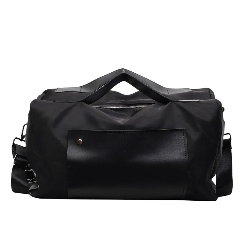 Duffle Bag Water-Resistant Multi-Compartment Padded Handles & Adjustable Strap