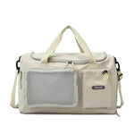 Duffle Bag Water-Resistant Multi-Compartment Padded Handles & Detachable Strap