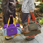 Duffle Bag Water-Resistant Multi-Compartment Padded Handles & Removable Strap