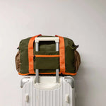 Duffle Bag Water-Resistant Multi-Compartment Padded Handles & Removable Strap