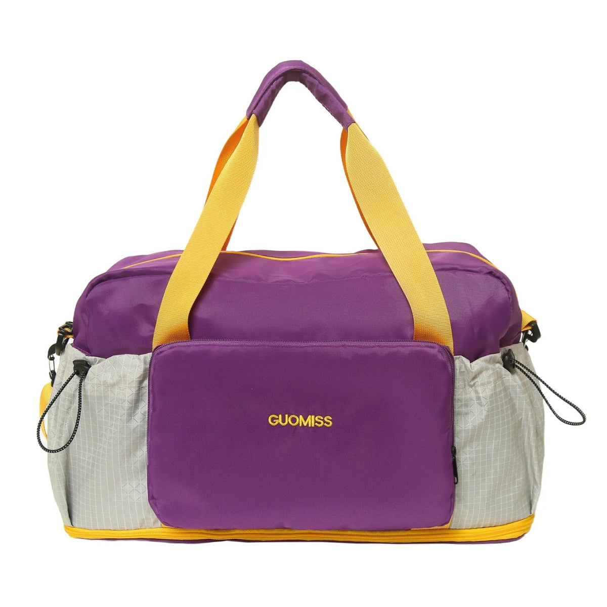 Duffle Bag Water-Resistant Multi-Compartment Padded Handles & Removable Strap