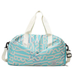 Duffle Bag Water-Resistant Multi-Compartment Padded Handles & Removable Strap