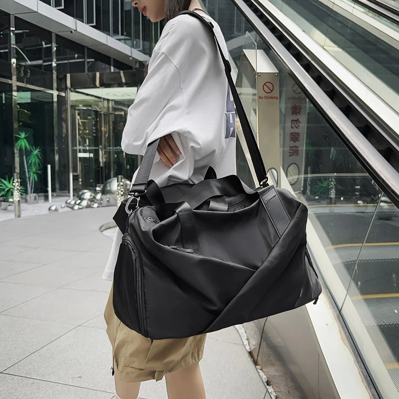 Duffle Bag Water-Resistant Multi-Compartment Shoe Pocket