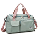 Duffle Bag Water-Resistant Multi-Pocket Shoulder Strap & Handles