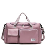 Duffle Bag Water-Resistant Multi-Pocket Shoulder Strap & Handles