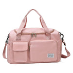 Duffle Bag Water-Resistant Multi-Pocket Shoulder Strap & Handles