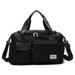 Duffle Bag Water-Resistant Multi-Pocket Shoulder Strap & Handles