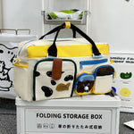 Duffle Bag Water-Resistant Multiple Compartments Adjustable Shoulder Strap