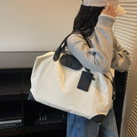 Duffle Bag Water-Resistant Multiple Compartments Adjustable Shoulder Strap
