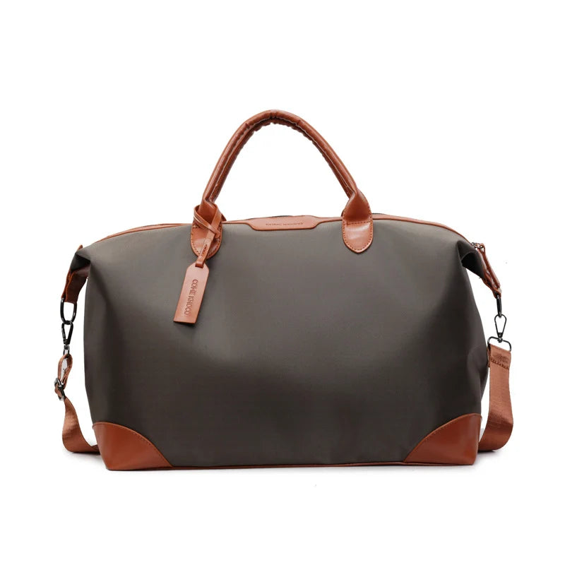 Duffle Bag Water-Resistant Multiple Compartments Adjustable Shoulder Strap