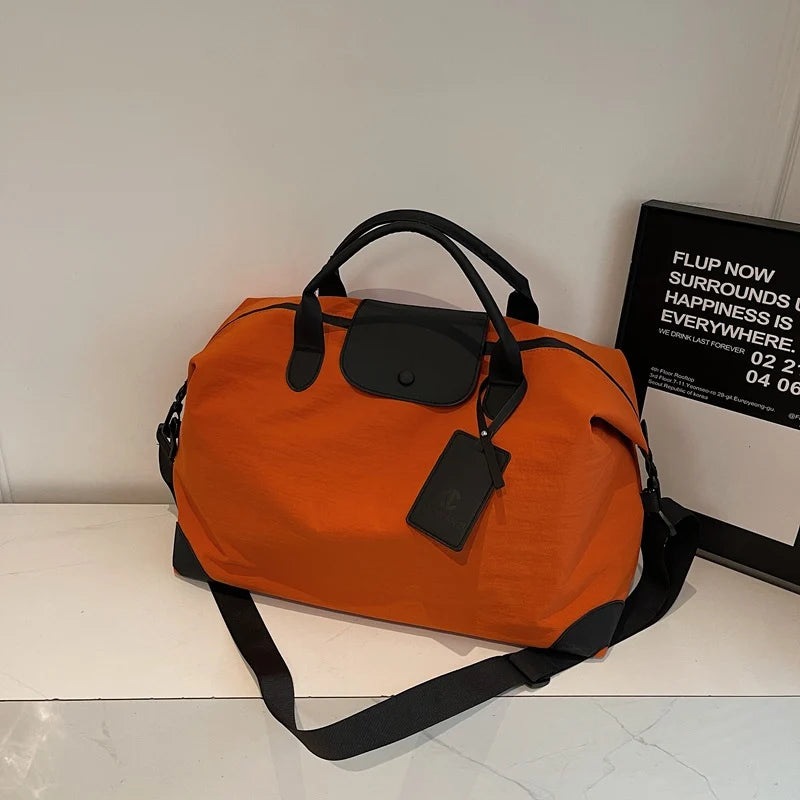 Duffle Bag Water-Resistant Multiple Compartments Adjustable Shoulder Strap