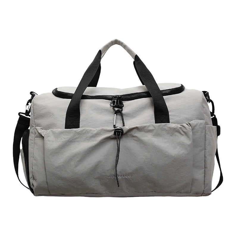 Duffle Bag Water-Resistant Multiple Compartments Adjustable Strap