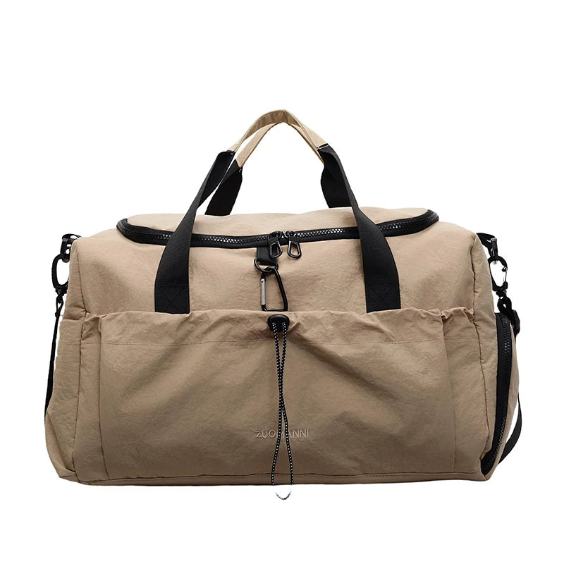 Duffle Bag Water-Resistant Multiple Compartments Adjustable Strap