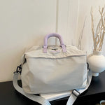 Duffle Bag Water-Resistant Multiple Compartments & Detachable Strap