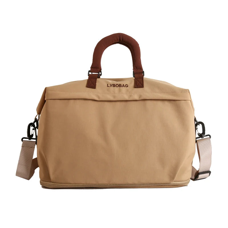 Duffle Bag Water-Resistant Multiple Compartments & Detachable Strap
