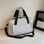Duffle Bag Water-Resistant Multiple Compartments & Padded Shoulder Strap