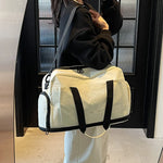 Duffle Bag Water-Resistant Multiple Compartments & Padded Shoulder Strap