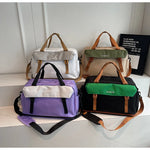 Duffle Bag Water-Resistant Multiple Compartments Padded Strap