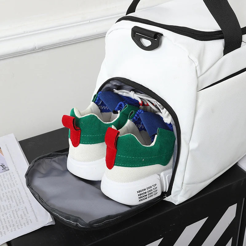 Duffle Bag Water-Resistant Multiple Compartments & Shoe Pocket
