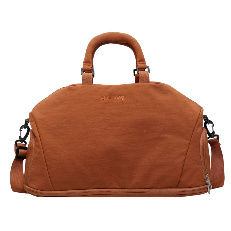Duffle Bag Water-Resistant Multiple Compartments & Zipper Pocket