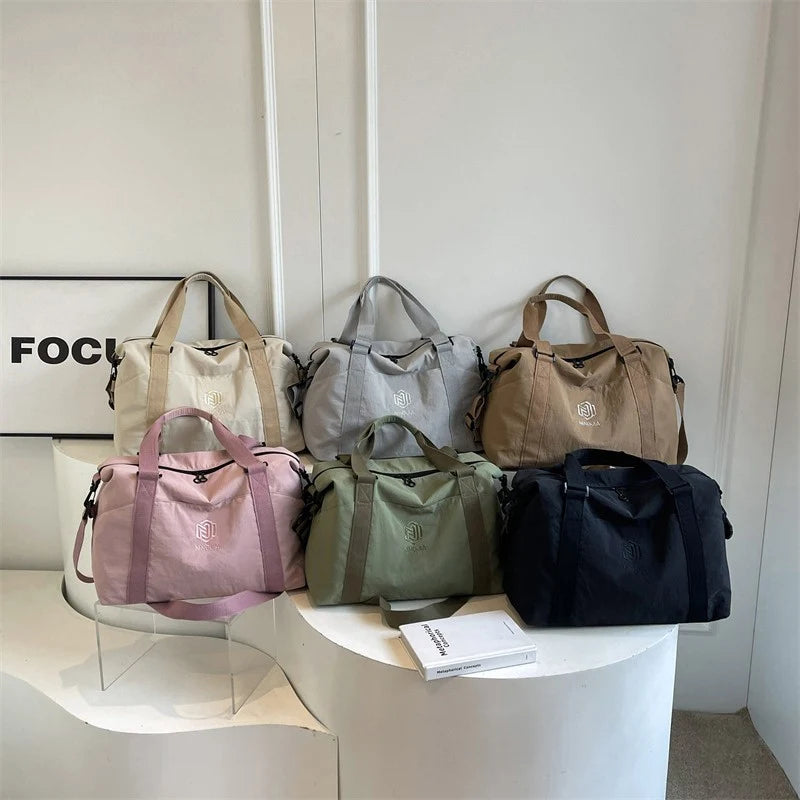 Duffle Bag Water-Resistant Multiple Pockets & Adjustable Padded Straps