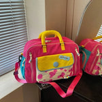 Duffle Bag Water-Resistant Multiple Pockets Adjustable Shoulder Strap