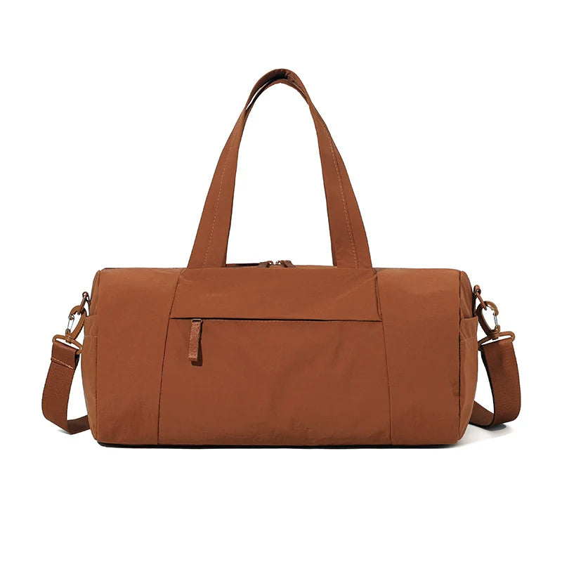 Duffle Bag Water-Resistant Multiple Pockets Adjustable Shoulder Strap