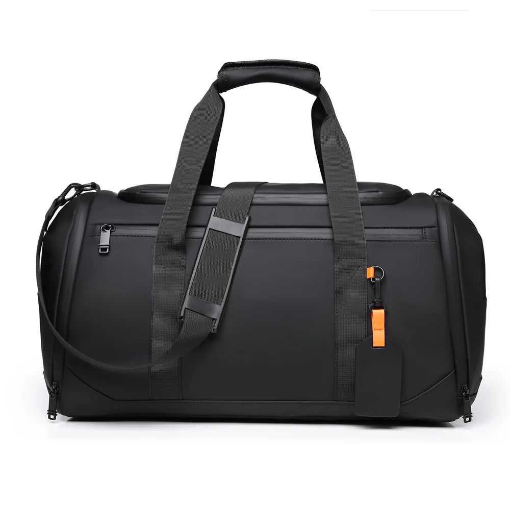 Duffle Bag Water-Resistant Multiple Pockets & Adjustable Strap