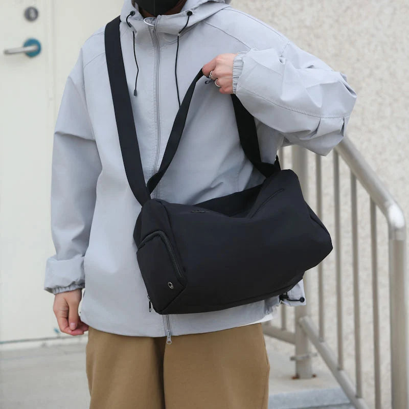 Duffle Bag Water-Resistant Multiple Pockets & Adjustable Strap