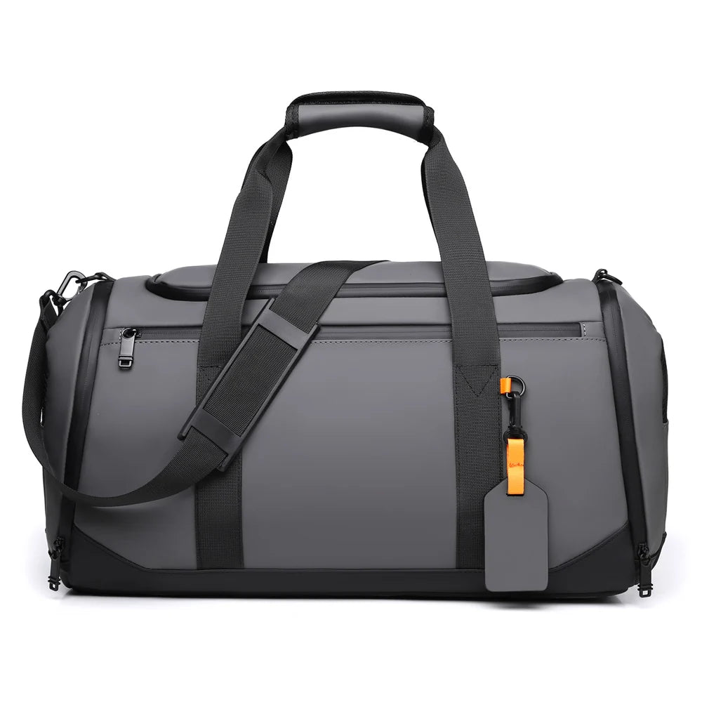 Duffle Bag Water-Resistant Multiple Pockets & Adjustable Strap