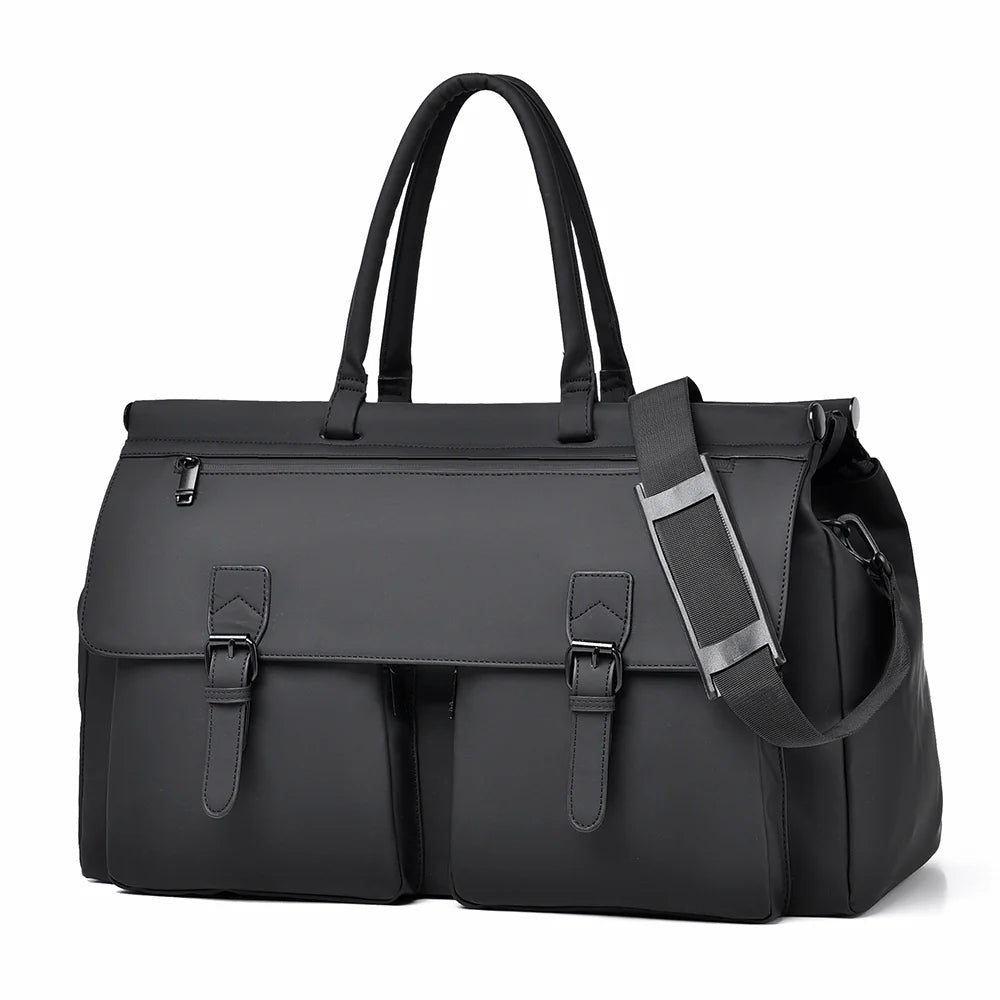 Duffle Bag Water-Resistant Multiple Pockets & Adjustable Strap
