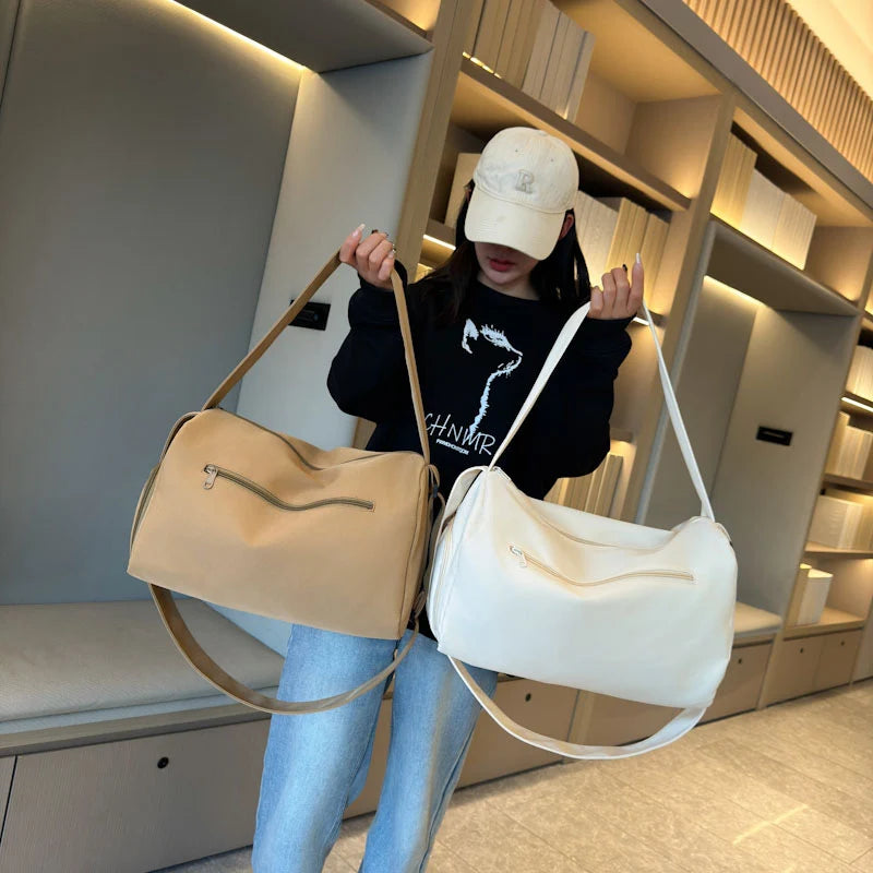 Duffle Bag Water-Resistant Multiple Pockets & Adjustable Strap