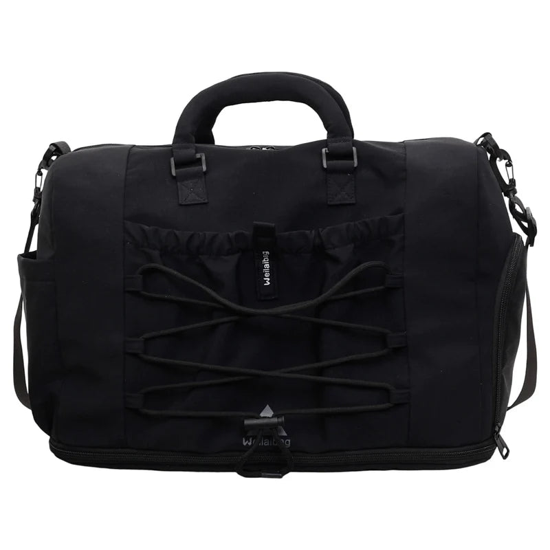 Duffle Bag Water-Resistant Multiple Pockets & Adjustable Strap