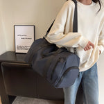 Duffle Bag Water-Resistant Multiple Pockets & Adjustable Strap