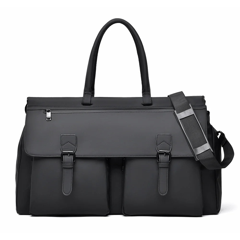 Duffle Bag Water-Resistant Multiple Pockets & Adjustable Strap