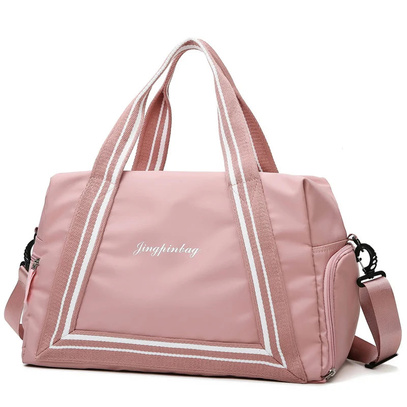 Duffle Bag Water-Resistant Multiple Pockets & Detachable Shoulder Strap