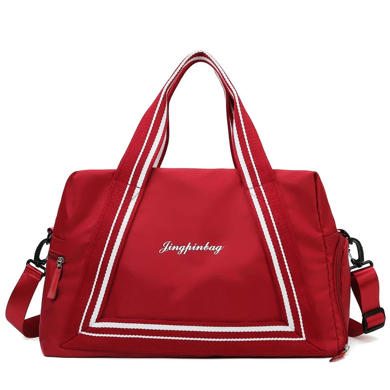 Duffle Bag Water-Resistant Multiple Pockets & Detachable Shoulder Strap