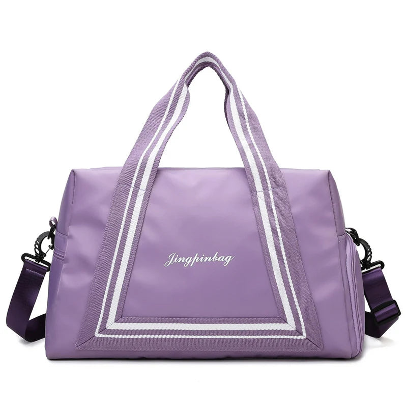 Duffle Bag Water-Resistant Multiple Pockets & Detachable Shoulder Strap