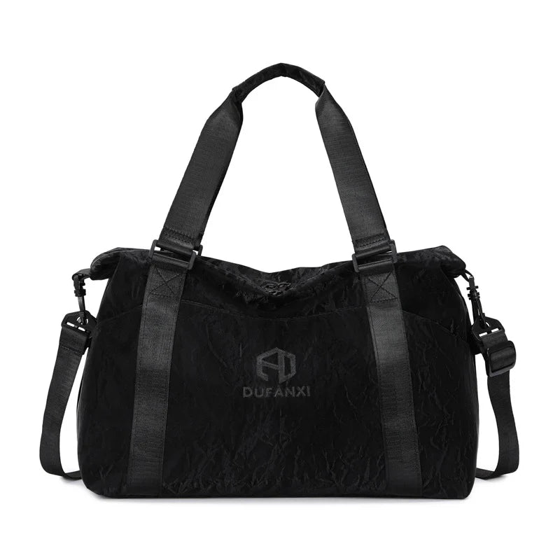 Duffle Bag Water-Resistant Multiple Pockets & Detachable Strap