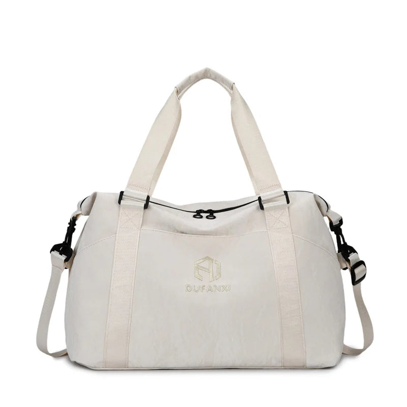 Duffle Bag Water-Resistant Multiple Pockets & Detachable Strap