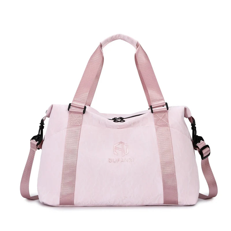Duffle Bag Water-Resistant Multiple Pockets & Detachable Strap