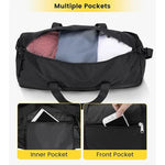 Duffle Bag Water-Resistant Multiple Pockets & Padded Handles