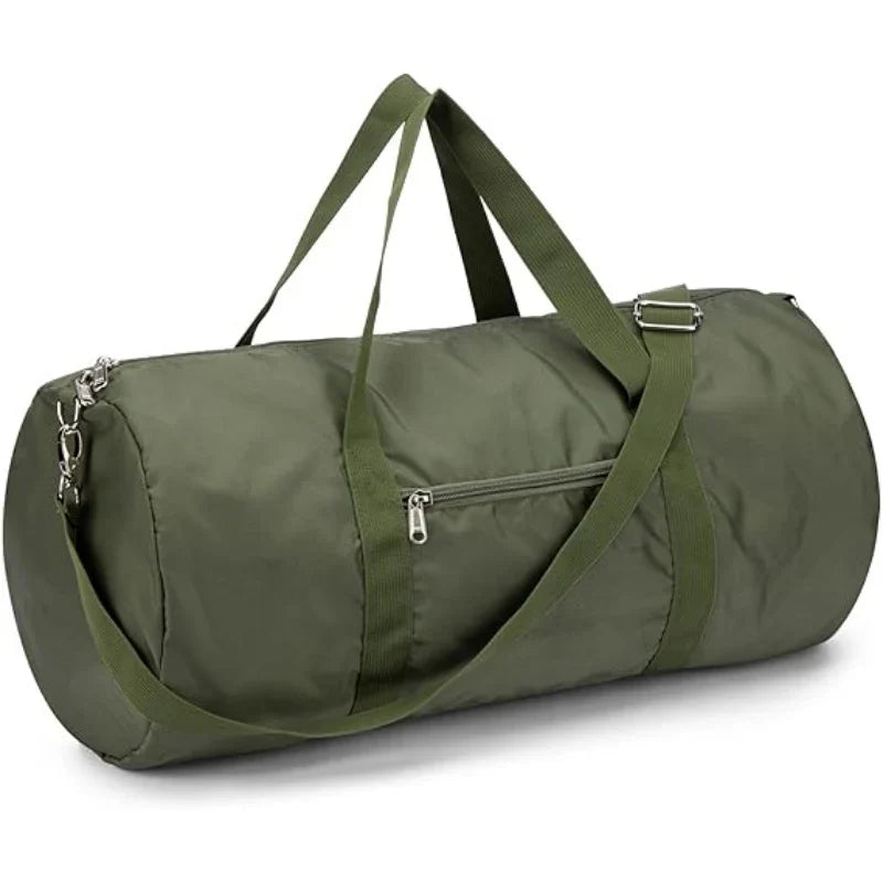 Duffle Bag Water-Resistant Multiple Pockets & Padded Handles