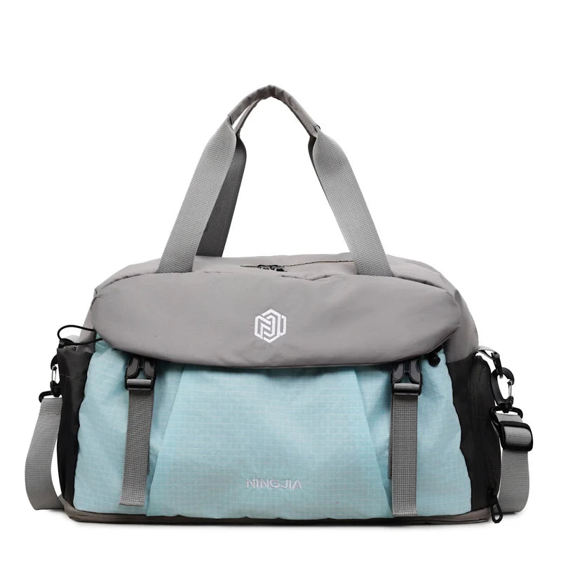 Duffle Bag Water-Resistant Multiple Pockets Padded Shoulder Strap