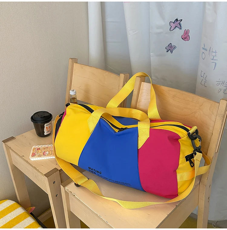 Duffle Bag Water-Resistant Multiple Pockets & Shoe Pocket