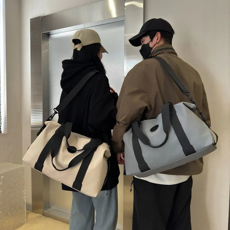 Duffle Bag Water-Resistant Padded Handles & Adjustable Strap